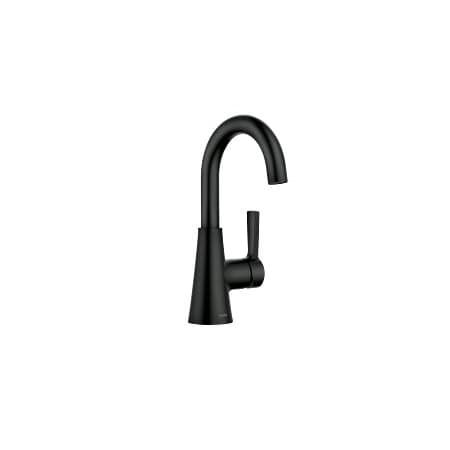 Moen Mikah One-Handle High Arc Bathroom Faucet in Matte Black 84310BL